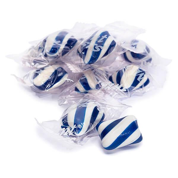 Mint Twists Light Blue and White Candy, 25 Pound