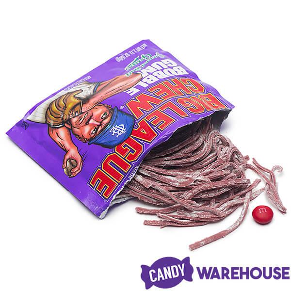 Big League Chew Ground Ball Grape Bubble Gum