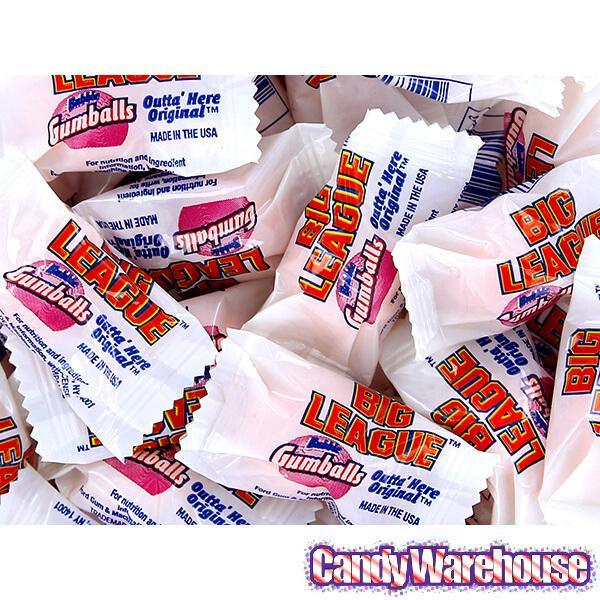 Big League Chew Individually Wrapped Gumball, 840 count