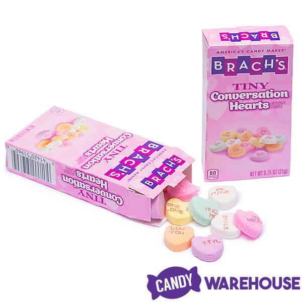 Brach's Conversation Hearts Candy Packs: 24-Piece Box