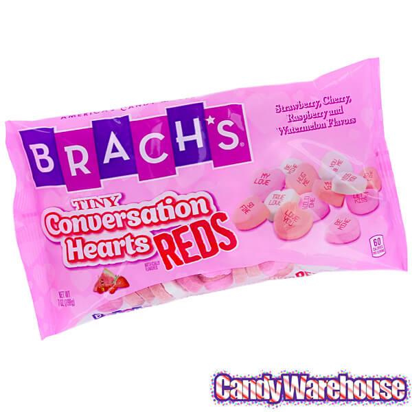 Brach's Conversation Hearts, Tiny, Emoticon, Classic Flavors 7 Oz, Candy  Assortments