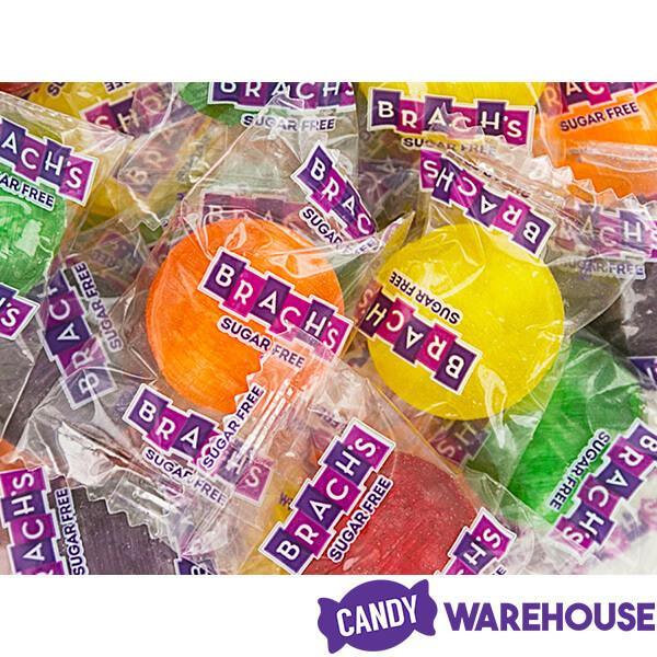 Brachs Sugar Free Hard Candy - 2 LB - Mixed Fruit buttons - 747323412881