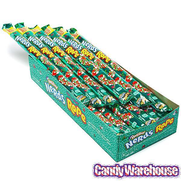 Nerds Ropes Holiday Candy, Christmas Candy Stocking Stuffers for