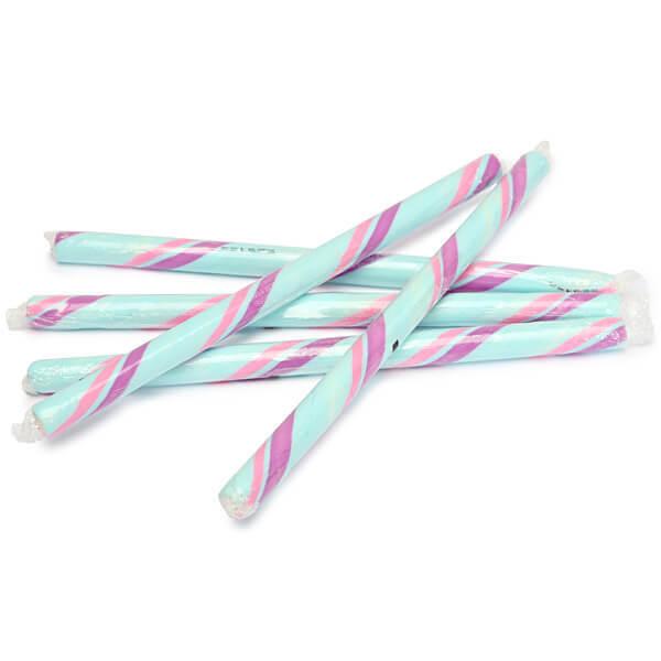 50 pcs assorted colors straw Cotton Candy Paper Sticks Candy Making Supplies