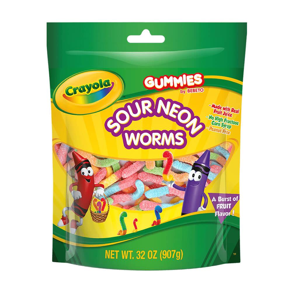 Multicolored Worm Animal Coloring Crayons 