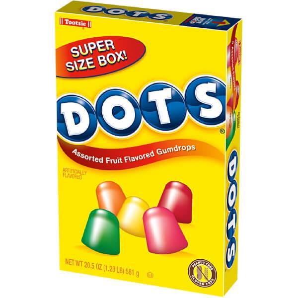 DOTS Assorted Fruit Flavored Gumdrops Mini Boxes - Bag of 17 - All City  Candy