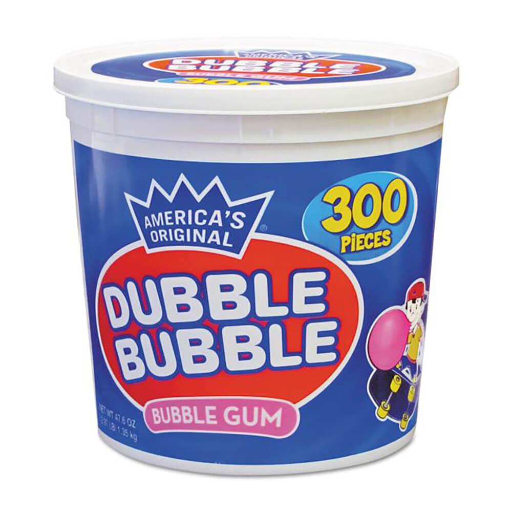 Dubble Bubble Gum - Original: 300-Piece Tub