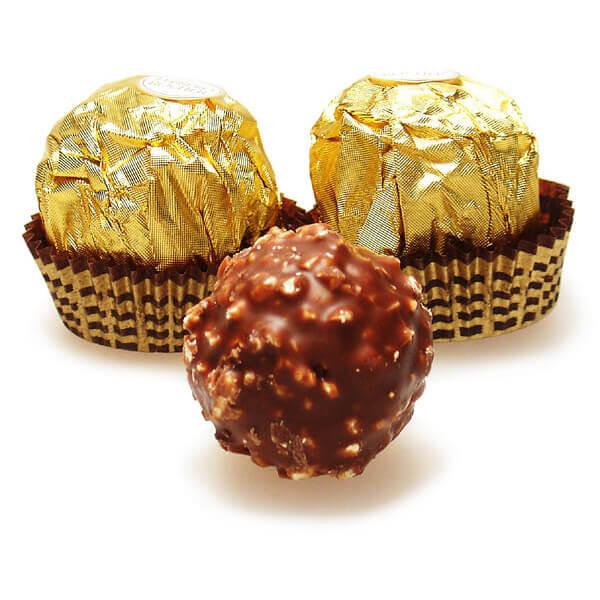 Chocolate Candy Gold Wrap Ferrero Rocher, 48 Count, Christmas Wrap