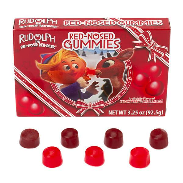 Rudolph the Red Nose Reindeer Gummies Theater Box 3 oz.