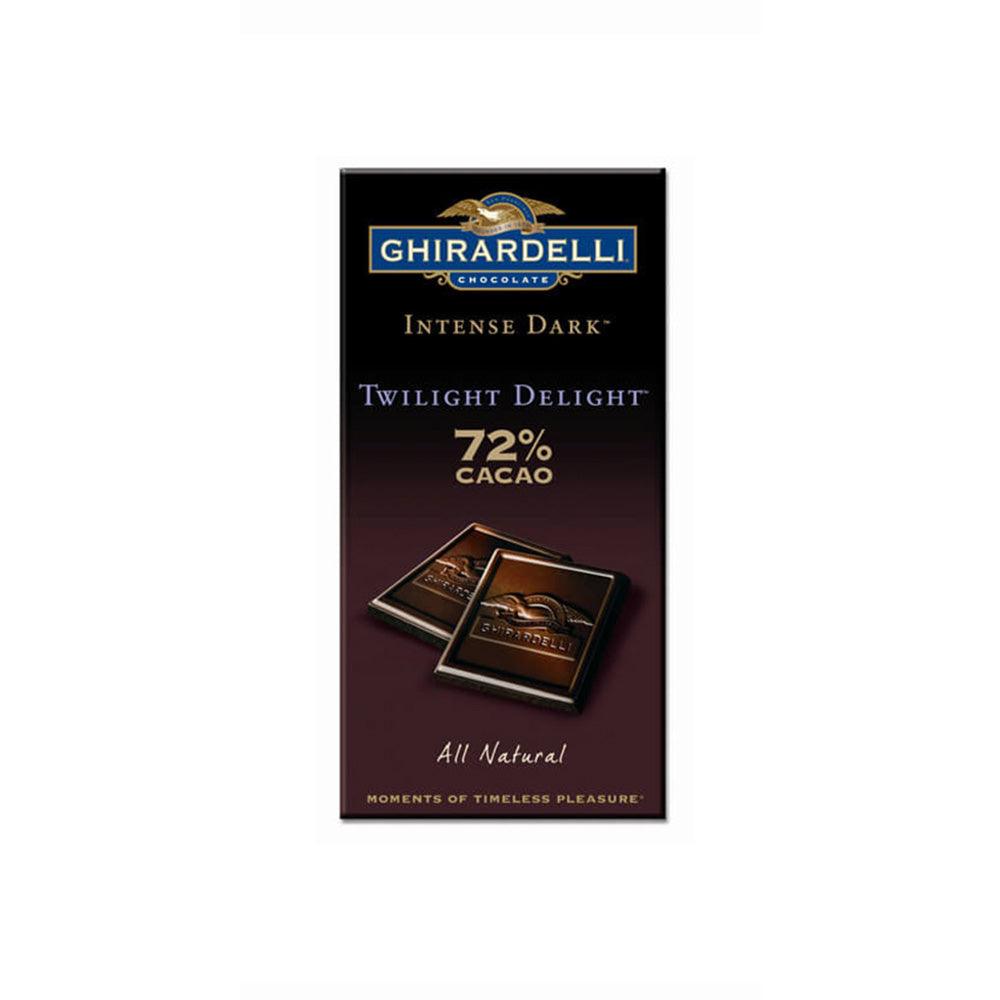 Ghirardelli Intense Dark Chocolate 3.5-Ounce Bars - 72% Twilight Delight:  12-Piece Caddy