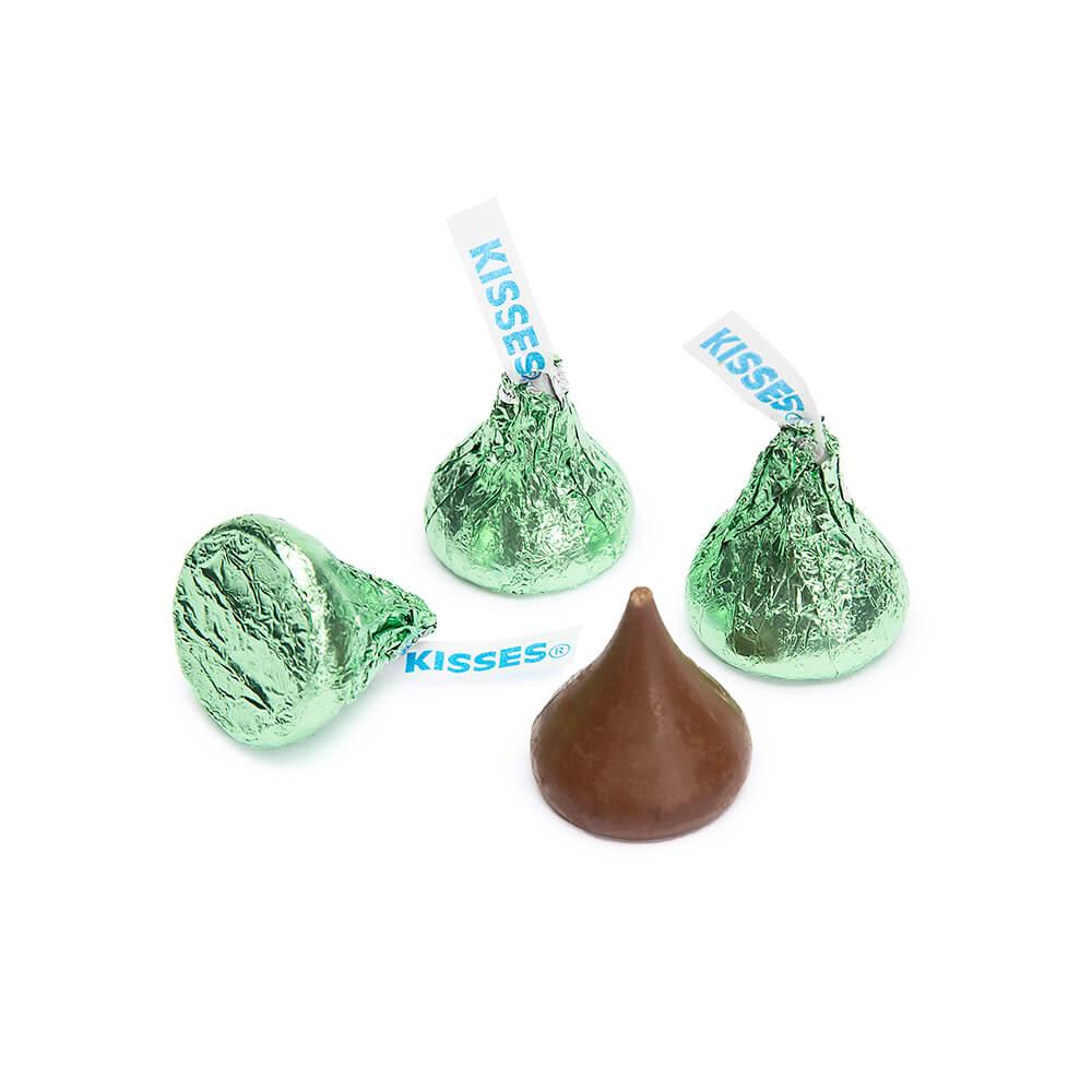 HERSHEY'S KISSES Milk Chocolates in Light Blue Foils - 66.7oz Candy Bag