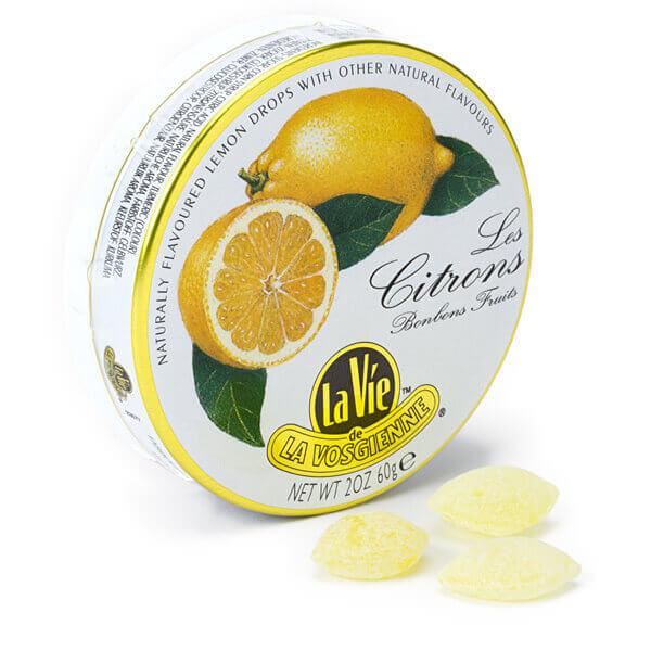 La Vie Candy Drops Tins - Lemon: 5-Piece Pack