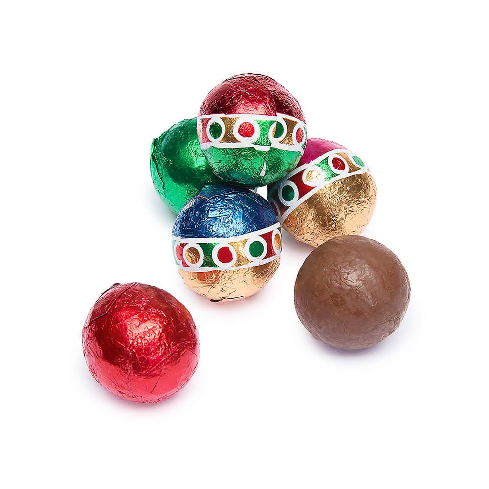 Grande boule de Noël 430 gr Assortiment de 35 mini-bâtons – Chococlef