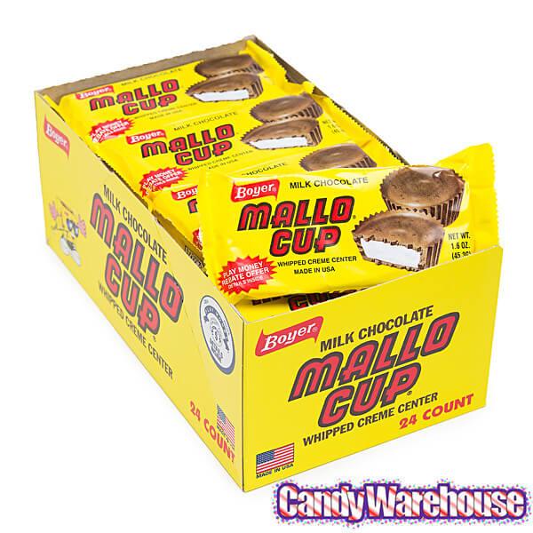 Boyer Milk Chocolate Mallo Cups, 1.5 oz, 24 ct