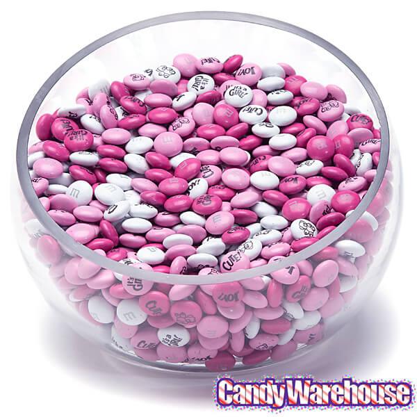 M&M'S Baby Girl Milk Chocolate Candy, 5lbs of Pink, Dark Pink & White Bulk  M&M'S with It's A Girl Themed Icons for Baby Showers & Gender Reveal  Parties - Yahoo Shopping
