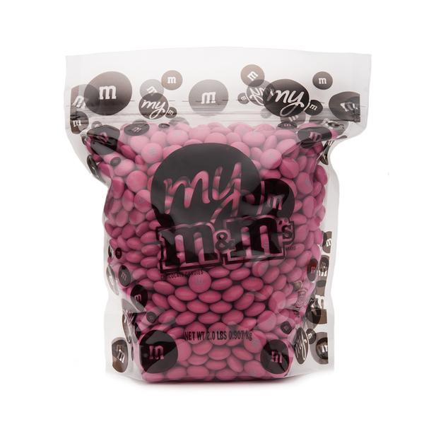 M&M's Milk Chocolate Candy - Dark Pink: 2lb Bag