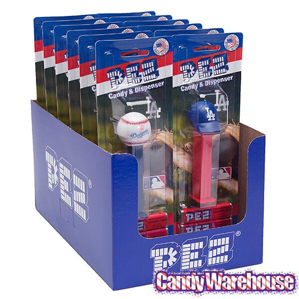 LA Dodgers Baseball Cap PEZ Dispenser & Candy - MLB - PEZ Online