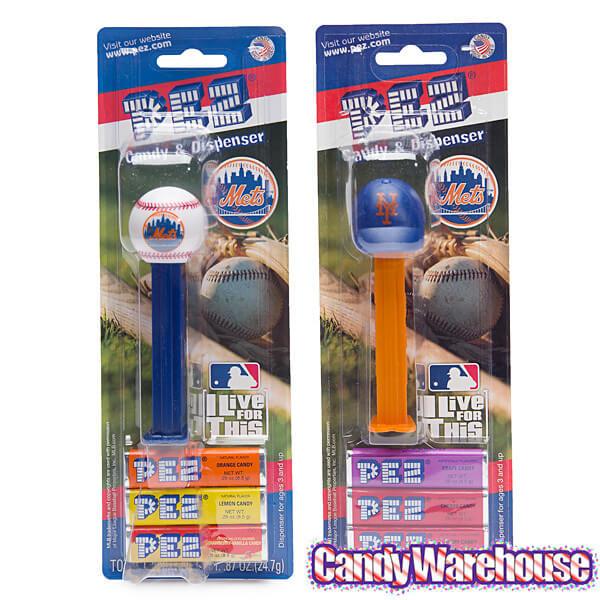 New York Mets Baseball Candy Dispenser by PEZ. - Now and Then Galleria LLC