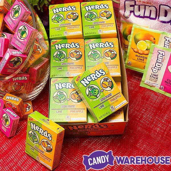Nerds Candy 2-Flavor Packs - Lime and Pineapple: 24-Piece Box