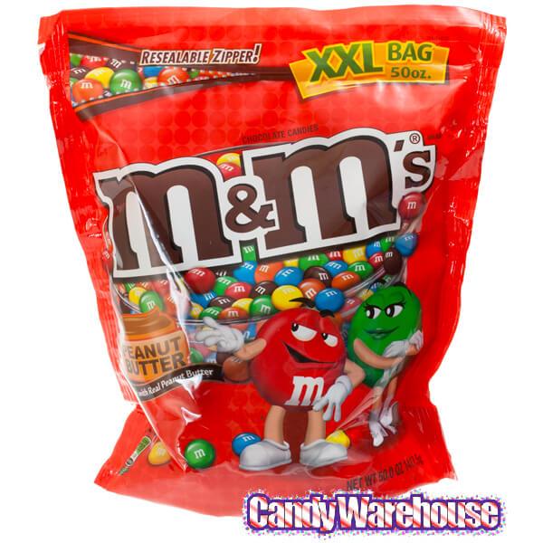  Bulk M&M's Peanut Butter - 1 LB Resealable Stand Up Candy Bag -  Party Candy for Holidays and Special Events : Grocery & Gourmet Food