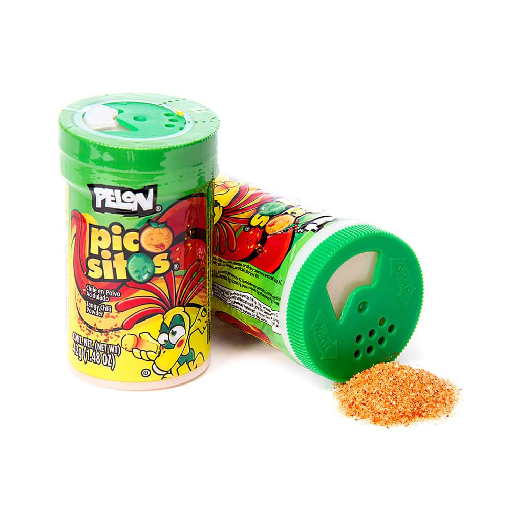 Pelon Pico Sitos Candy Powder Dispensers: 10-Piece Tray