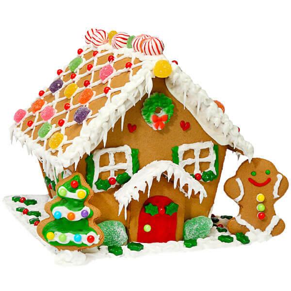 Pre-Built Gingerbread House Kit Gift Box