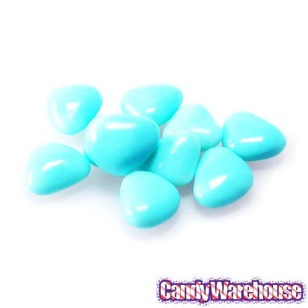 Light Blue Candy Hearts - 35g