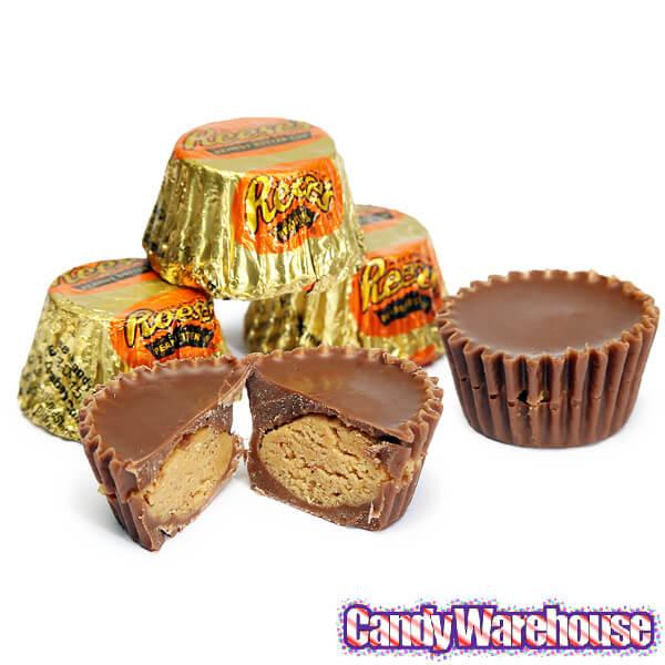 REESE'S Milk Chocolate Peanut Butter Cup Miniatures Bulk 25 lbs