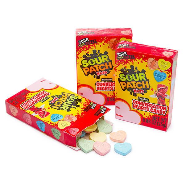 Sour Patch Kids (1) Bag Conversation Hearts Valentine's Day Candy - So
