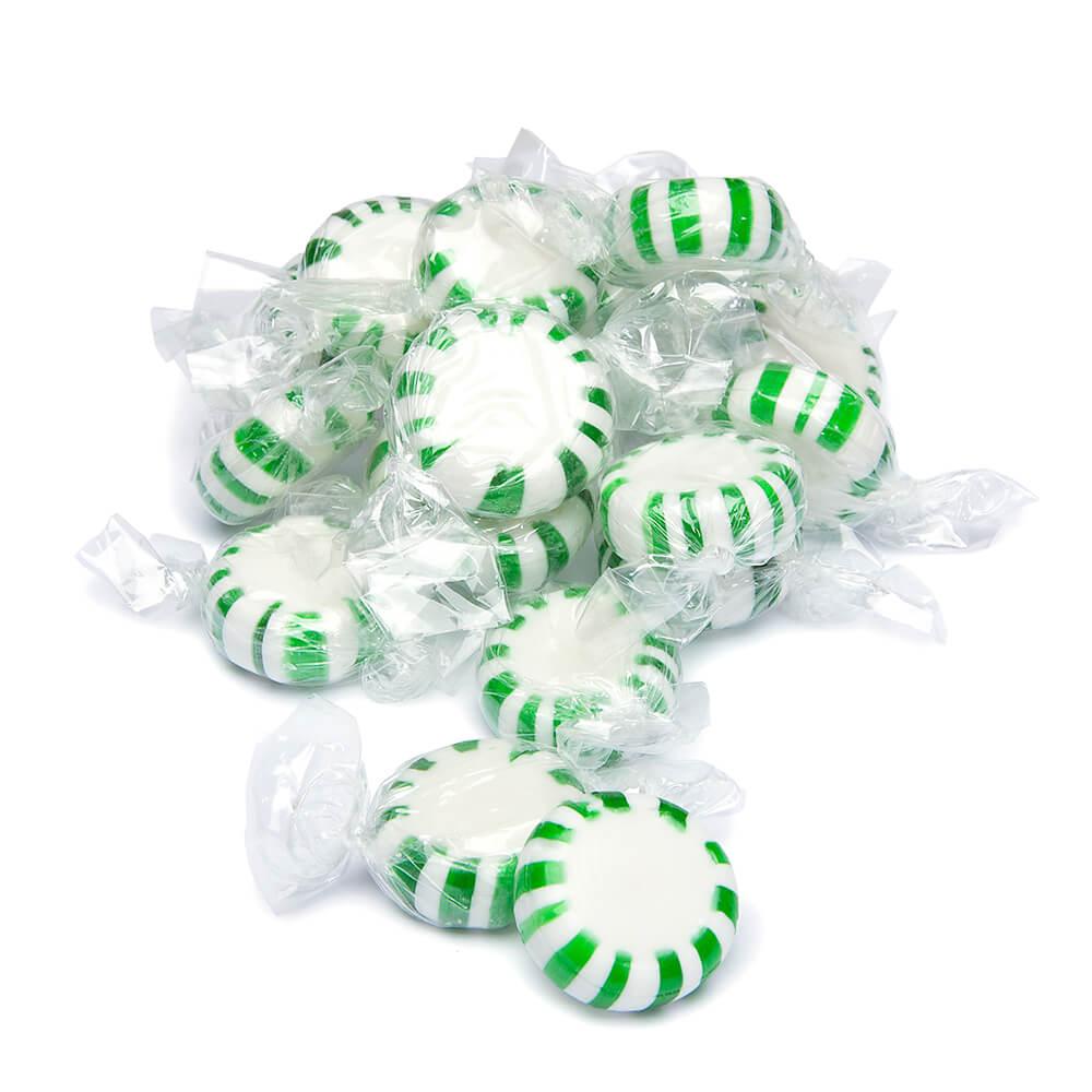 Spearmint Starlight Mints Candy: 5LB Bag