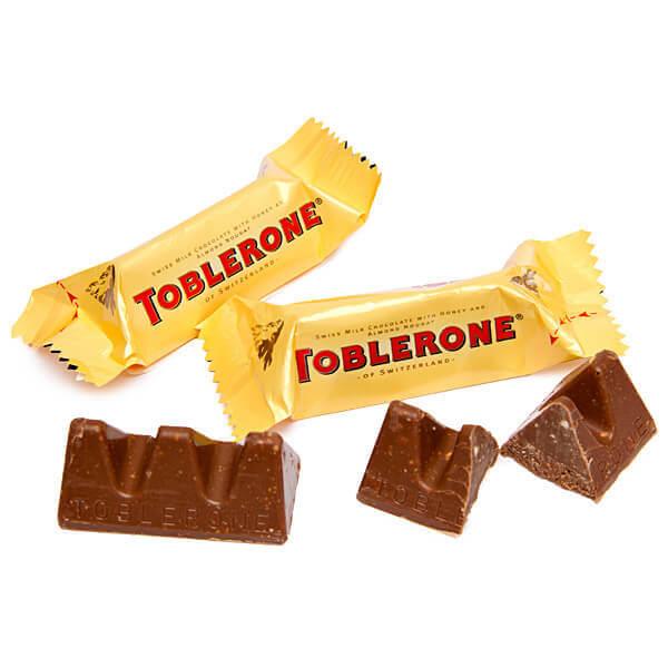 Toblerone Miniature Swiss Milk Chocolate Bars - Bulk Bag