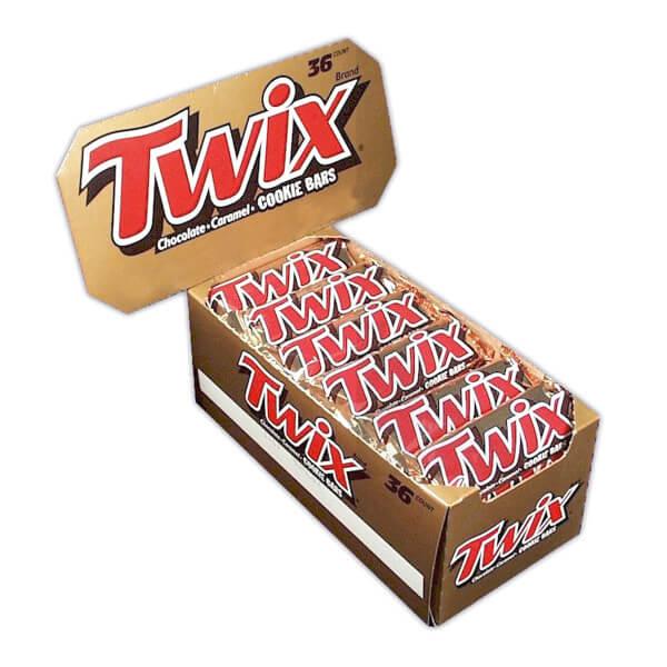 Twix Candy Bars: 36-Piece Box