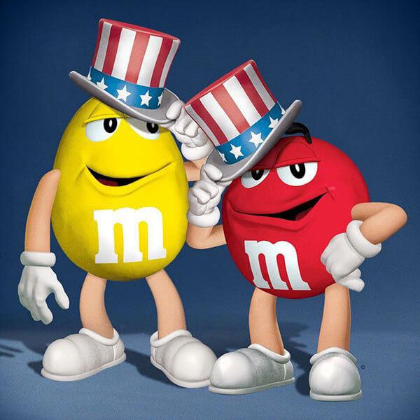 M&M'S Red, White & Blue Patriotic Milk Chocolate Candy, 42-Ounce Party Size  Bag 