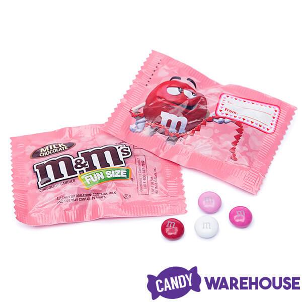 Save on M&M's Milk Chocolate Fun Size Valentine Exchange - 27 ct Order  Online Delivery