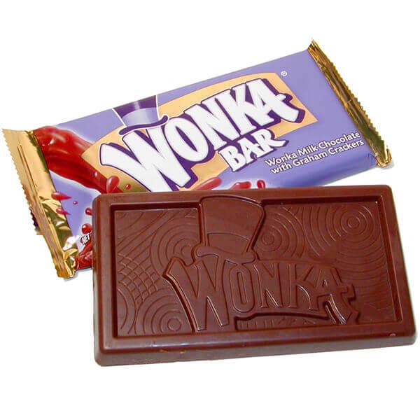 Barras de chocolate de Willy Wonka, como las originales de la