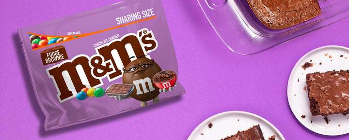 M&M's Fudge Brownie Chocolate Candies Sharing Size