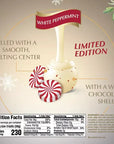 Lindt Lindor Holiday White Chocolate Peppermint Truffles: 19-Ounce Bag