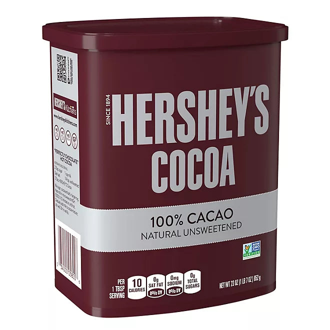 Hershey's Natural Unsweetened Cocoa Powder: 23-Ounce Tub