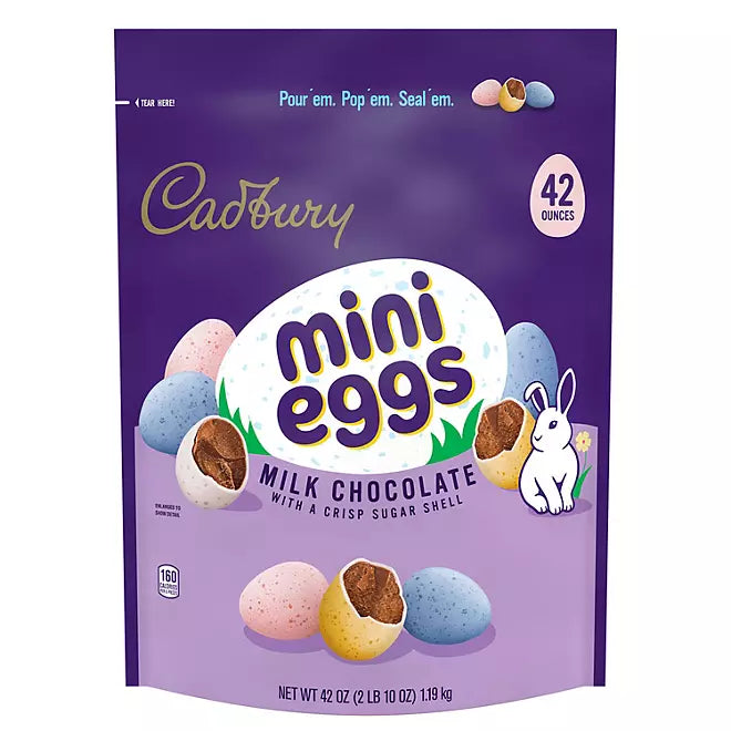 Cadbury Milk Chocolate Mini Easter Eggs: 42-Ounce Bag