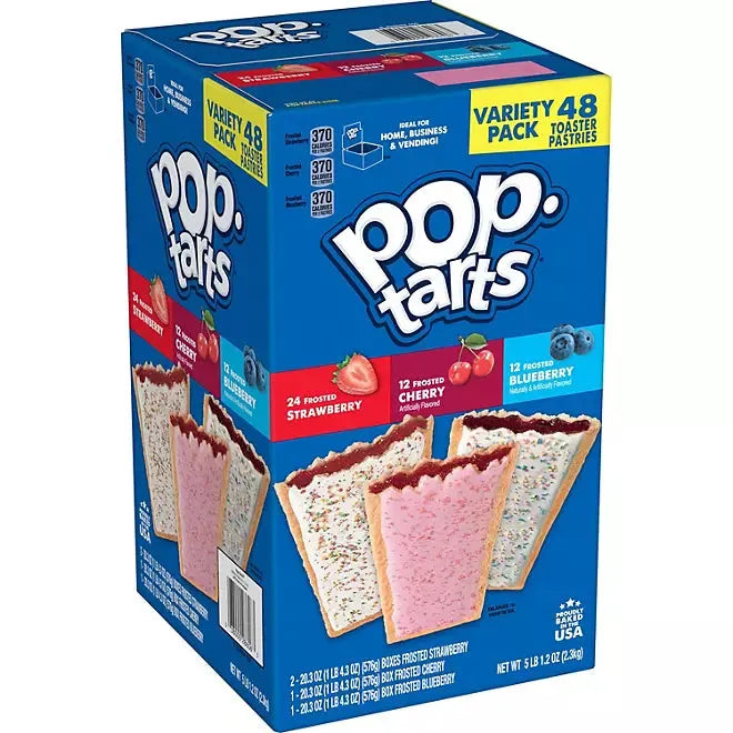 Pop Tarts - Frosted Variety Pack: 48-Piece Box