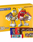 M&M's Chocolate Variety Pack: 30-Piece Case