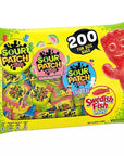 Sour Patch Kids and Swedish Fish Candy Packs Assortment: 200-Piece Bag