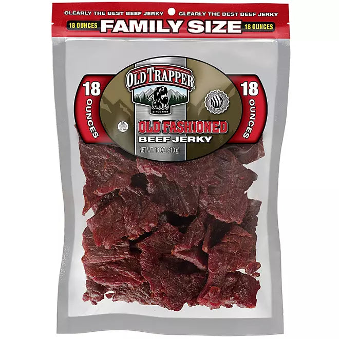 Old Trapper Old Fashioned Beef Jerky: 18-Ounce Bag