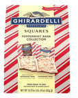 Ghirardelli Peppermint Bark Collection Squares: 1LB Bag