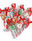 Candy Canes with Christmas Decorated Jellies: 20CT Box