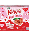 Valentine Garden Veggie Potato Snacks Mini Hearts: 40-Piece Case