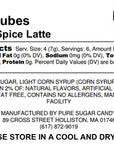 Pure Sugar Candy Pumpkin Spice Latte Candy Cubes