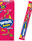 Rainbow Nerds Rope Candy Packs: 24-Piece Box