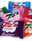 Assorted Zotz Sour Fizz Candy: 15-Pound Case