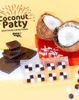 Pure Sugar Candy Coconut Patty Candy Cubes